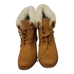 Cozy Tan Fur-Lined Winter Boots